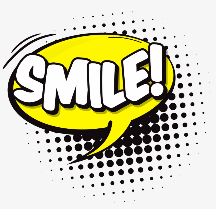 Smile Speech Bubble Png - Comic Bubble Smile, transparent png