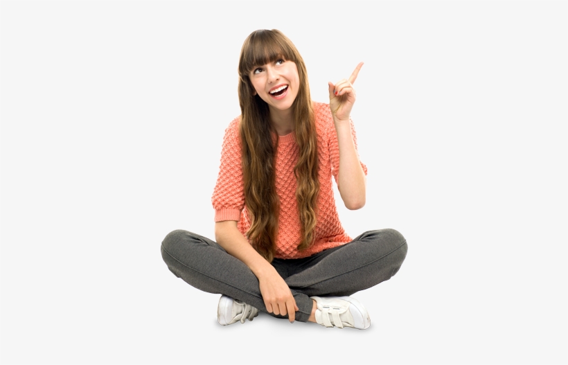 Sitting, transparent png