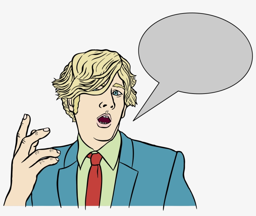 Packard Jennings With Speech Bubble By Amcolley - Person Talking With Speech Bubble, transparent png