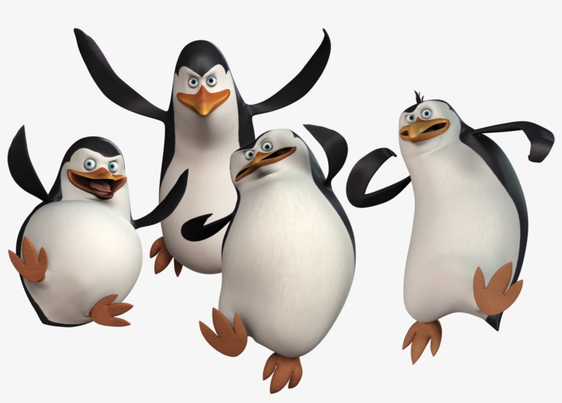 Penguins Png Image, Madagascar Penguins Png Image - Three Penguins Of Madagascar, transparent png