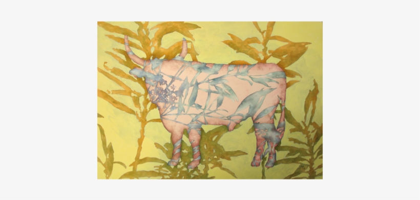 Bull 36x51cm - Watercolor - Watercolor Painting, transparent png