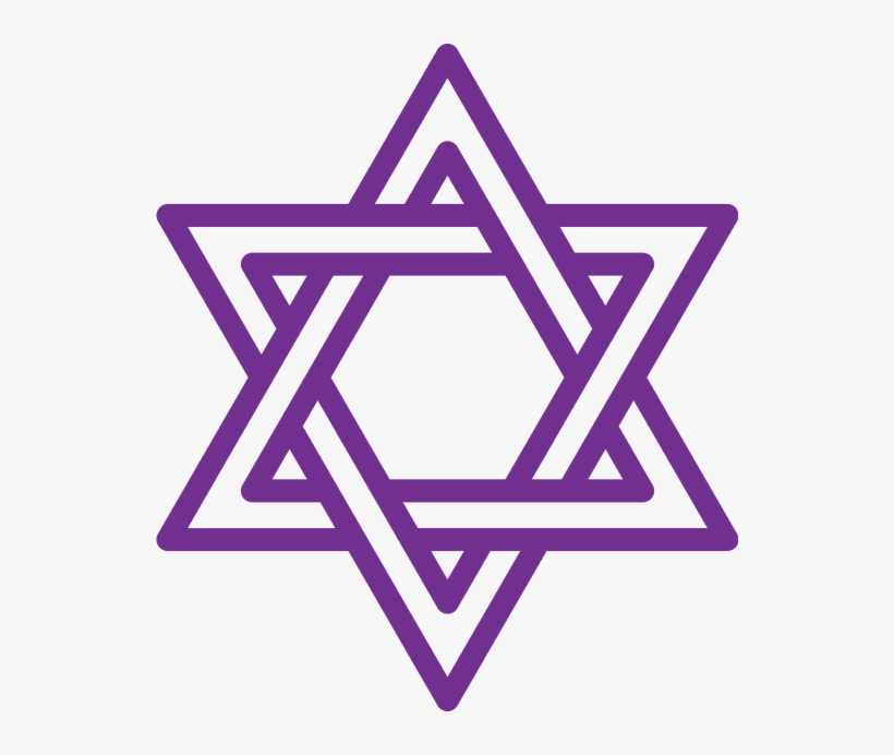 Star Of David - Purple Star Of David, transparent png