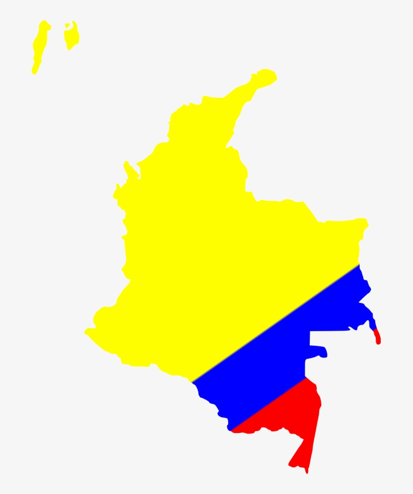 Map Of Colombia Clipart Png, transparent png