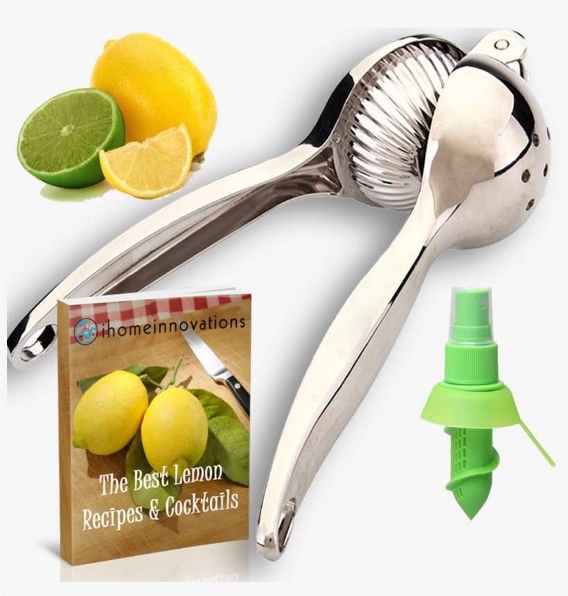 Heavy Duty Stainless Lemon Squeezer & Lime Press, transparent png
