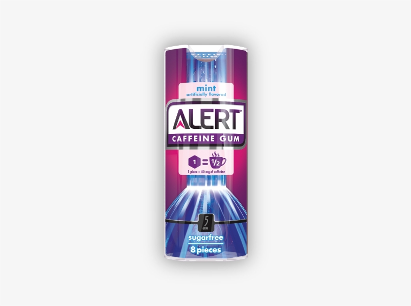 Alert Caffeine Gum Mars Wrigley - Wrigley 5 Alert Mint Gum, transparent png