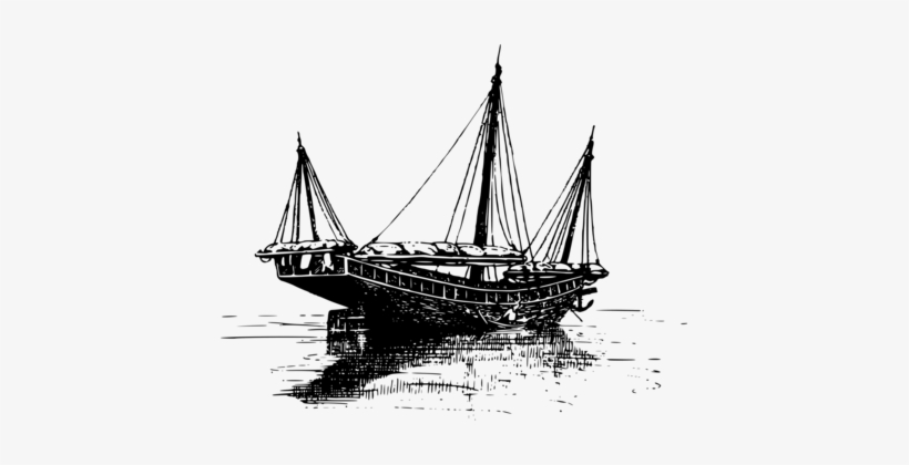 Junk Brigantine Sailing Ship Wordcamp Israel - Chinese Junk Png, transparent png