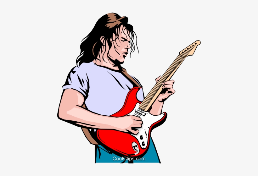 Guitar Player - Playing Electric Guitar Clipart, transparent png