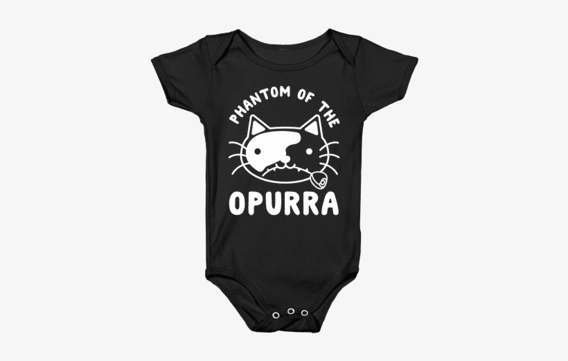 Phantom Of The Opurra Baby Onesy - Anime Baby Shirts, transparent png