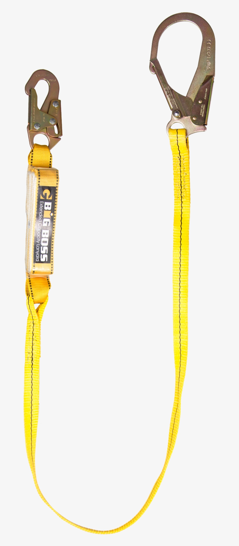 Big Boss Lanyard 6′ Sngle Leg W/snap Rebar Hooks Extrn - Arc Safety Group, transparent png