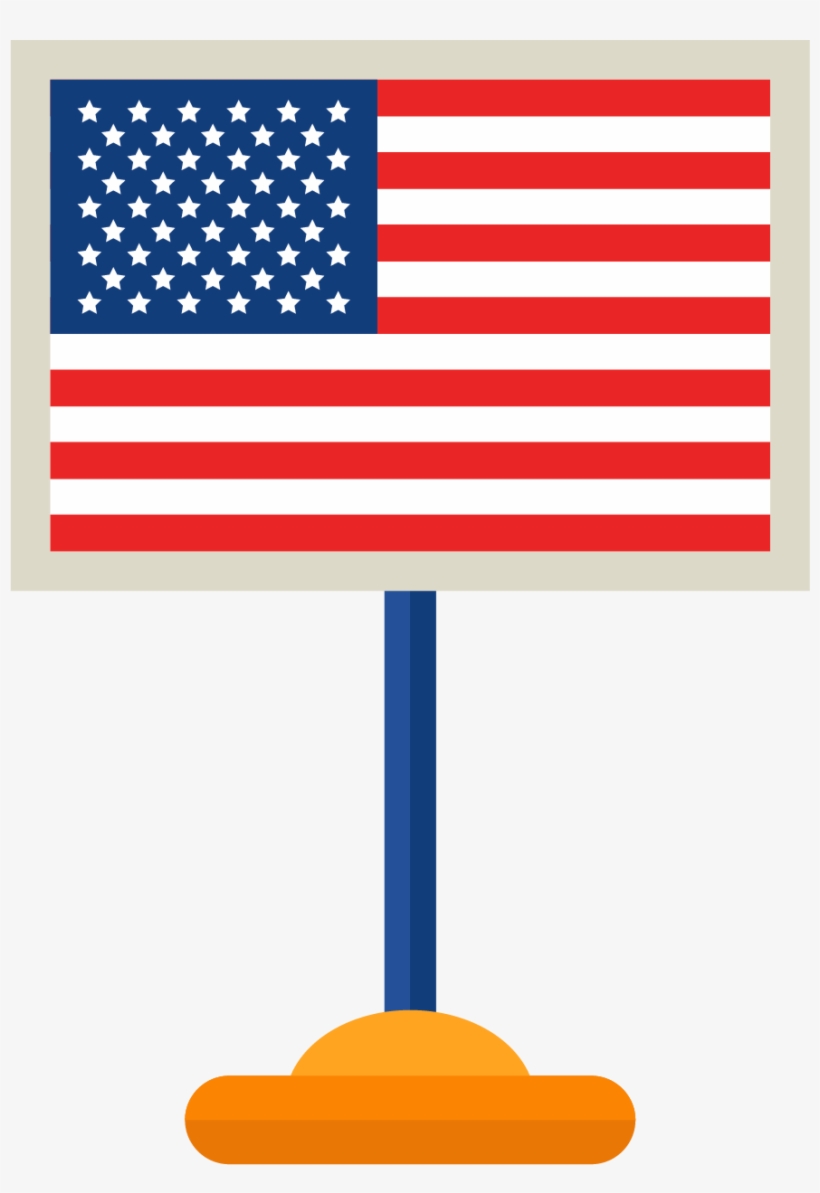Patriotic - Many Stripes On The American Flag, transparent png