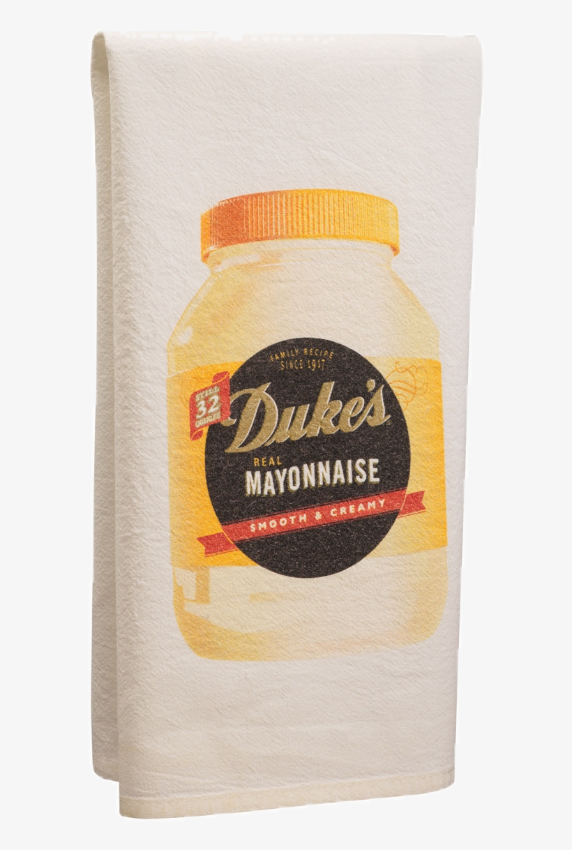 100th Anniversary Dukes Tea Towel Burned - Dukes Mayonnaise, Real - 48 Fl Oz, transparent png