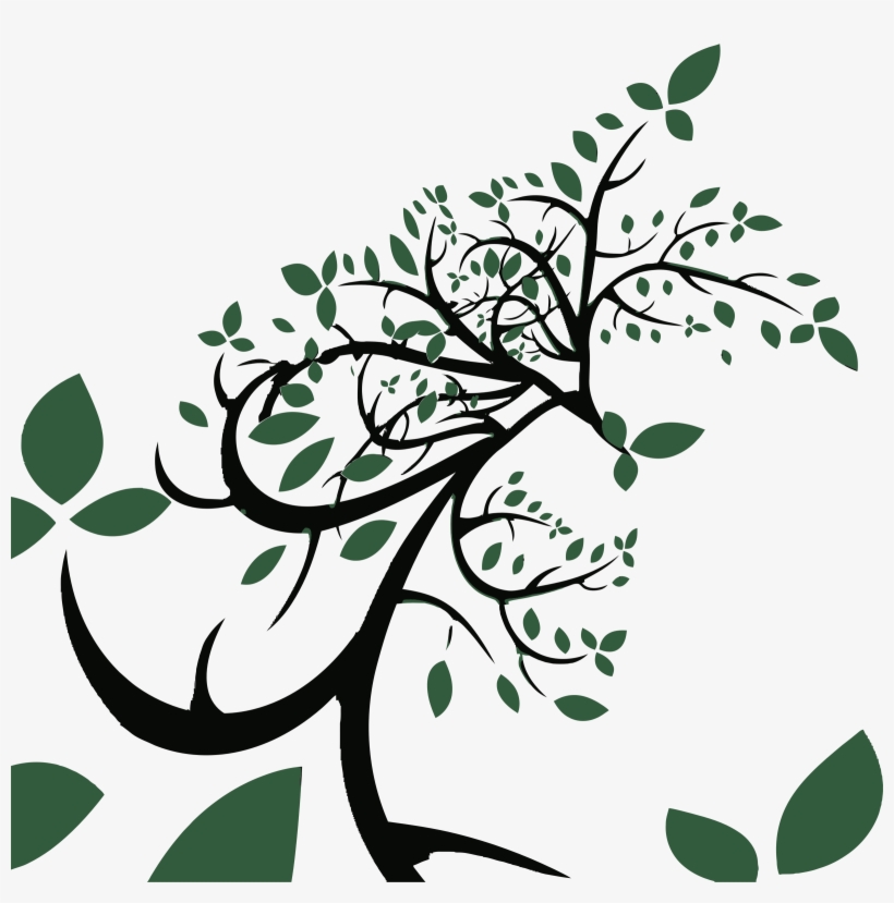 This Free Icons Png Design Of Stylized Tree With Leaves, transparent png