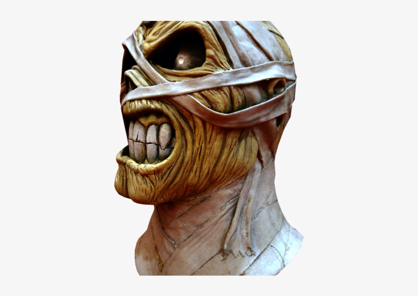 Iron Maiden Eddie Powerslave Mummy Mask - Gardenoaks Iron Maiden Eddie - Powerslave Mask, transparent png