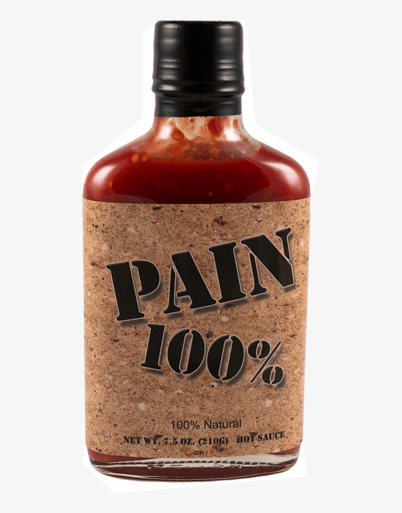Pain Is Good Pain 100% Hot Sauce - Hot Sauces Pain 100% Hot Sauce 210g, transparent png