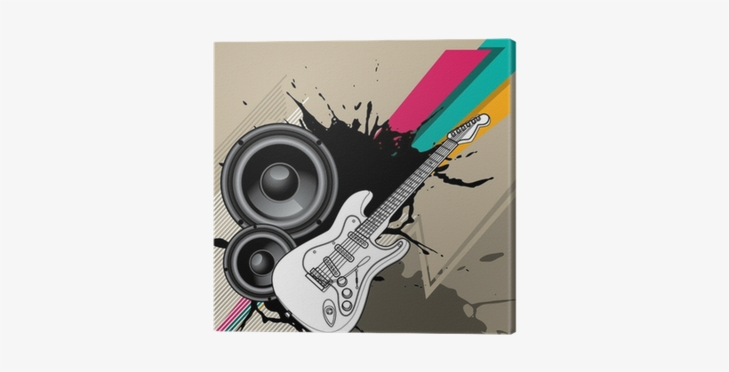 Urban Background With Electric Guitar - Electric Guitar, transparent png