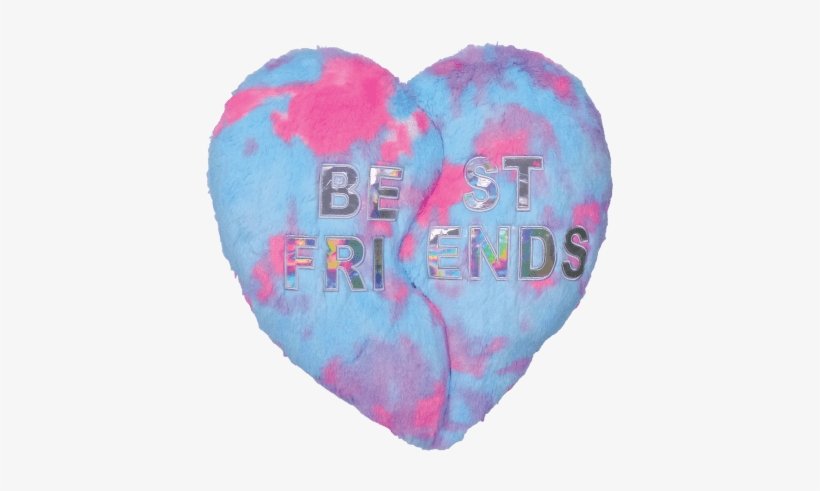 Heart Bff Furry Pillow - Bff Pillow, transparent png