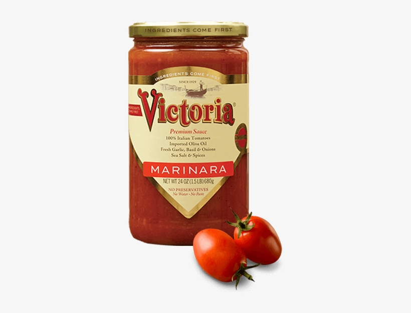 Premium Marinara - Victoria Tomato Basil Sauce - 24 Oz Jar, transparent png