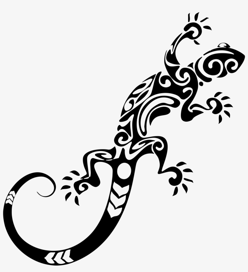 This Free Icons Png Design Of Tribal Lizard, transparent png
