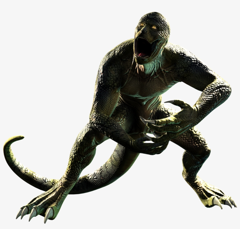 Asm Lizard Art Render 2 - Amazing Spider Man Lizard Png, transparent png