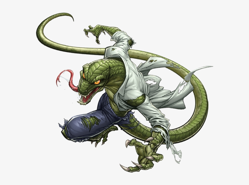 Lizard Transparent - Spiderman El Lagarto, transparent png