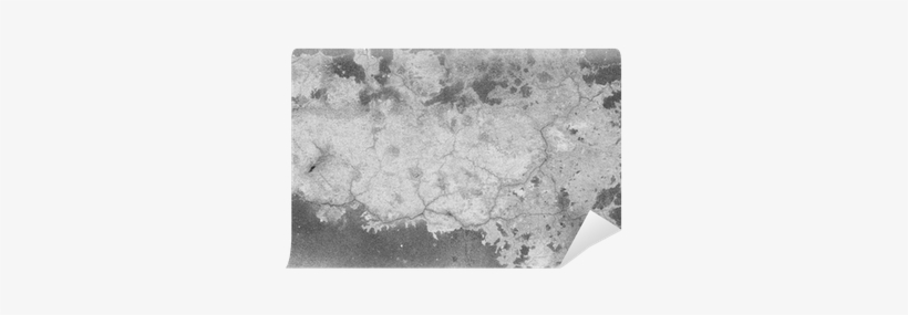 Old Concrete Wall With Cracks - Wall, transparent png