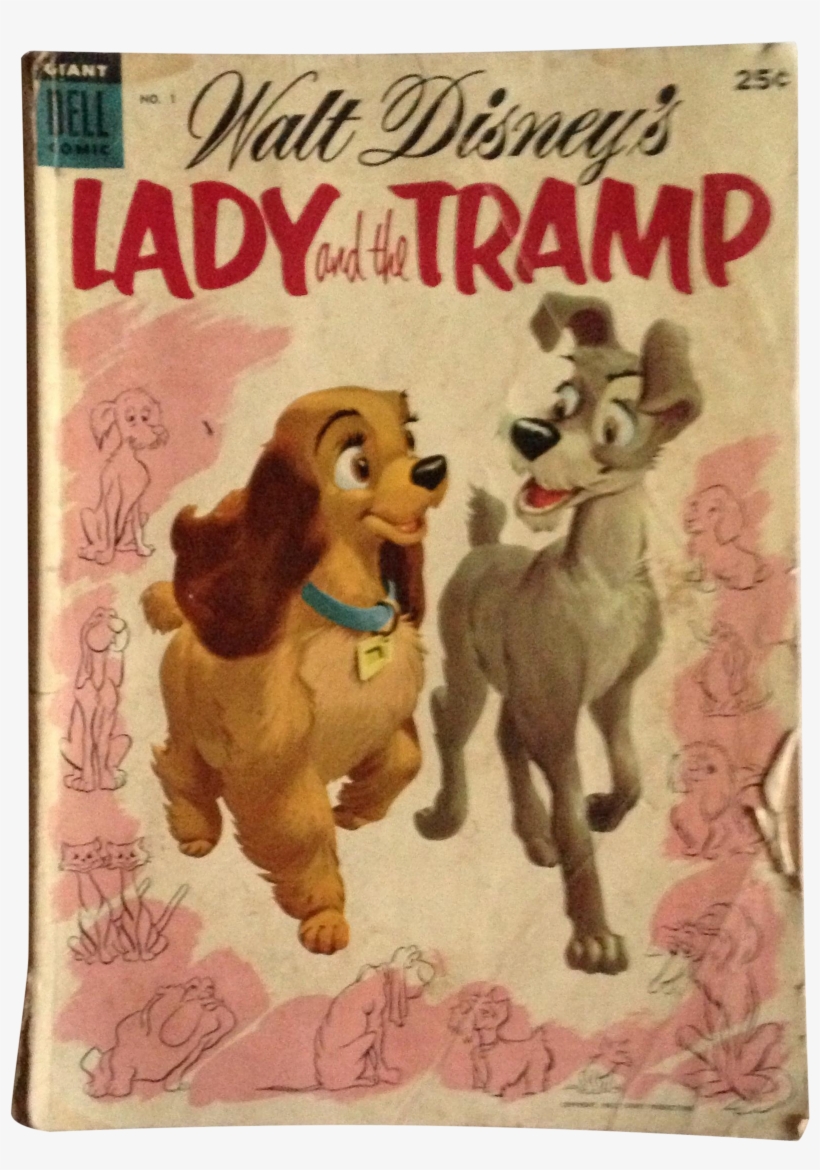 Vintage Lady And The Tramp Comic Book On Chairish - Lady And The Tramp, transparent png
