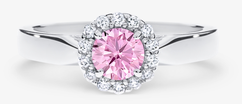 Pink Argyle Diamond - Goldring Mit Rosafarbenem Zirkon Julien Iz13017, transparent png