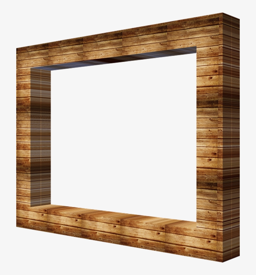 Marcos De Madera Of Marcos Para Fotos Png Imagenes - Marco De Madera Perspectiva, transparent png
