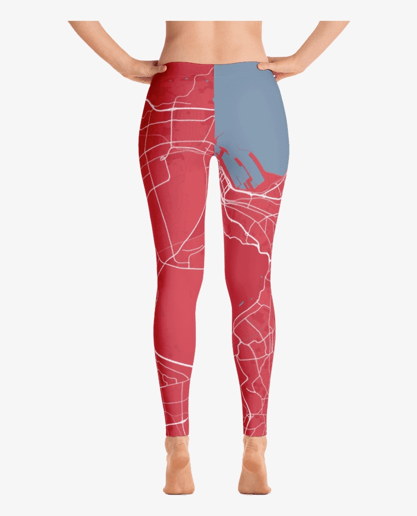 Leggings Cape Town Red - Fracticalvisions Opal Dragon , (all Over Print) Legging, transparent png