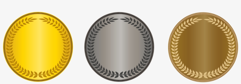 Transparent Gold Silver Bronze Medals Png Picture - Gold Silver Bronze Png, transparent png