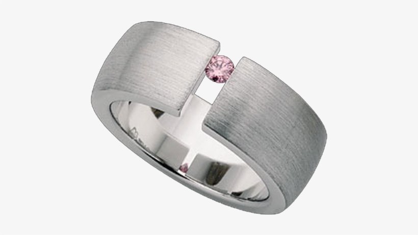Tension Set Argyle Pink Diamond Ring C432 - Pink Argyle Diamond Rings, transparent png