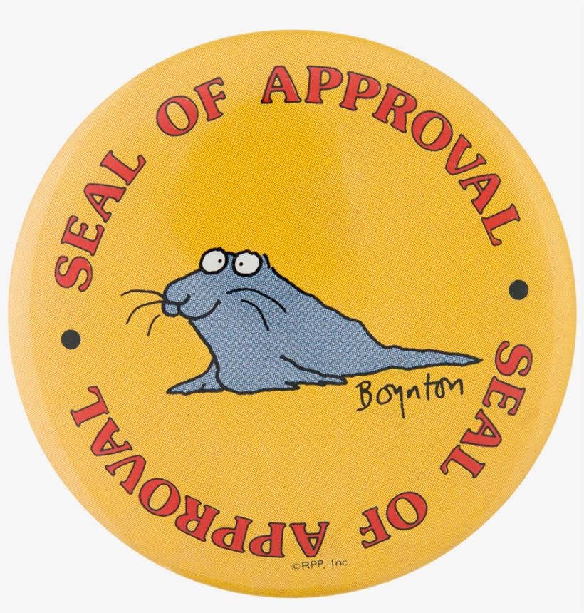 Boynton Seal Of Approval - Badge, transparent png