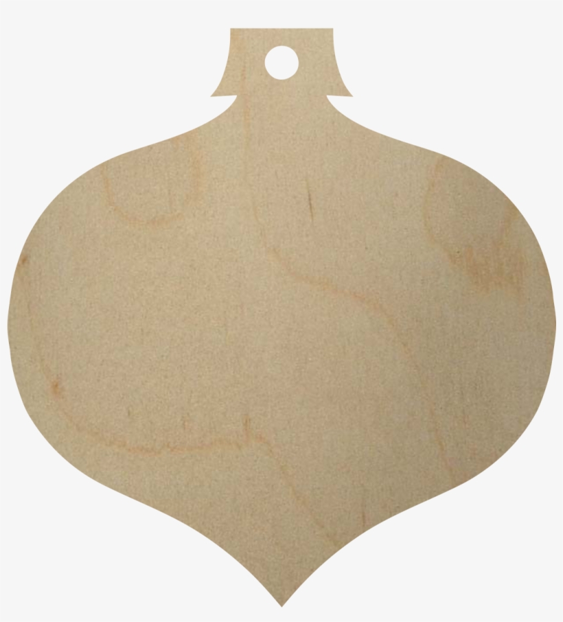 Wooden Christmas Ornament Shape Cutout - Christmas Ornament, transparent png