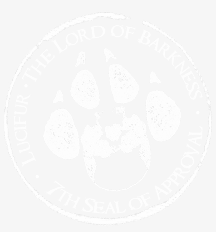 Lucifur 7th Seal Of Approval White - Fishermen Cooperative Society Karachi, transparent png