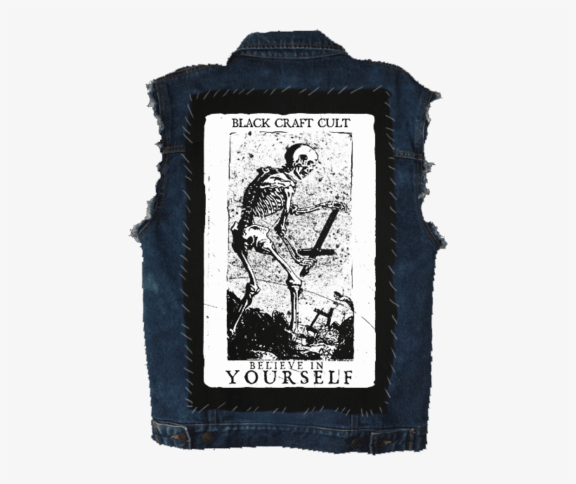 Believe In Yourself - Black Craft Back Patch, transparent png