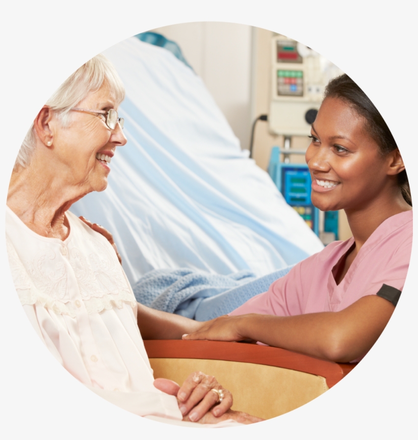 Nurse Patient - Nurse Talking To Patient, transparent png