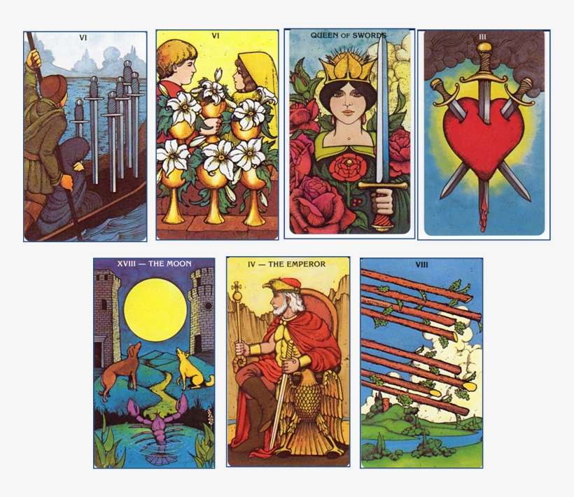 6 Of Swords - Morgan Greer Tarot Deck English [book], transparent png