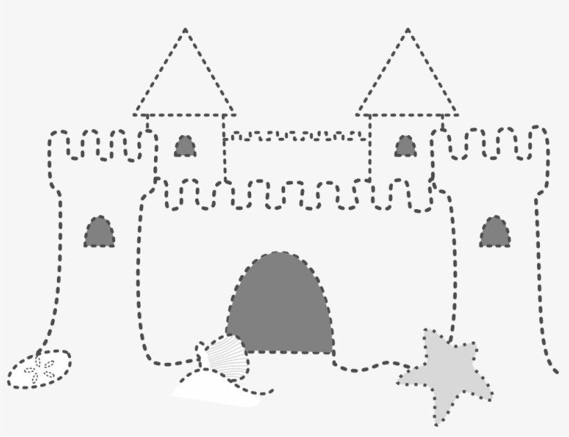 Sand Castle Clipart Vector Clip Art Free Design - Castillo De Arena Para Colorear, transparent png
