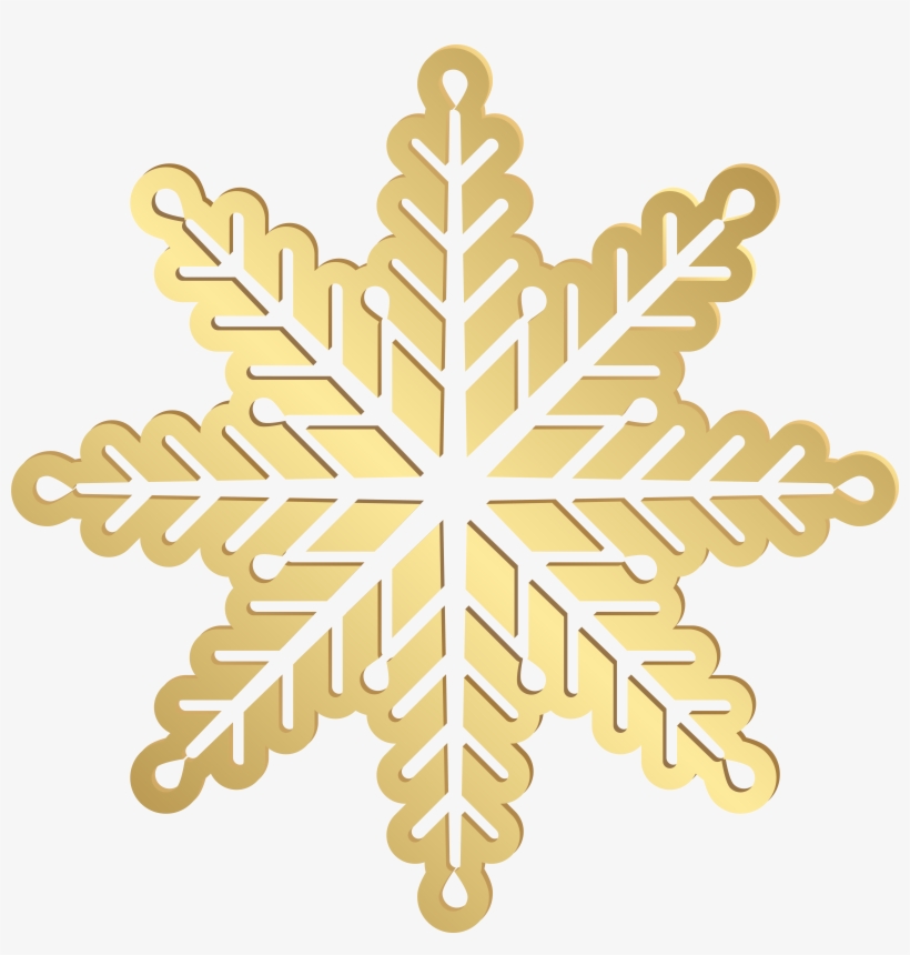 Gold Snowflakes Png, transparent png