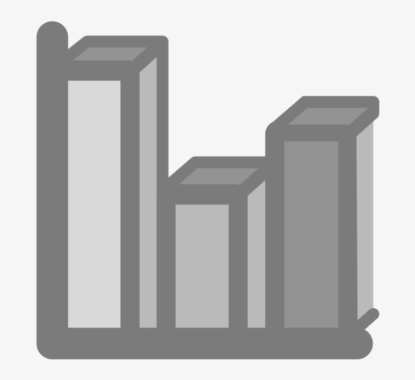 Bar Chart Statistics Pie Chart Diagram - Black And White Statistics Diagram, transparent png
