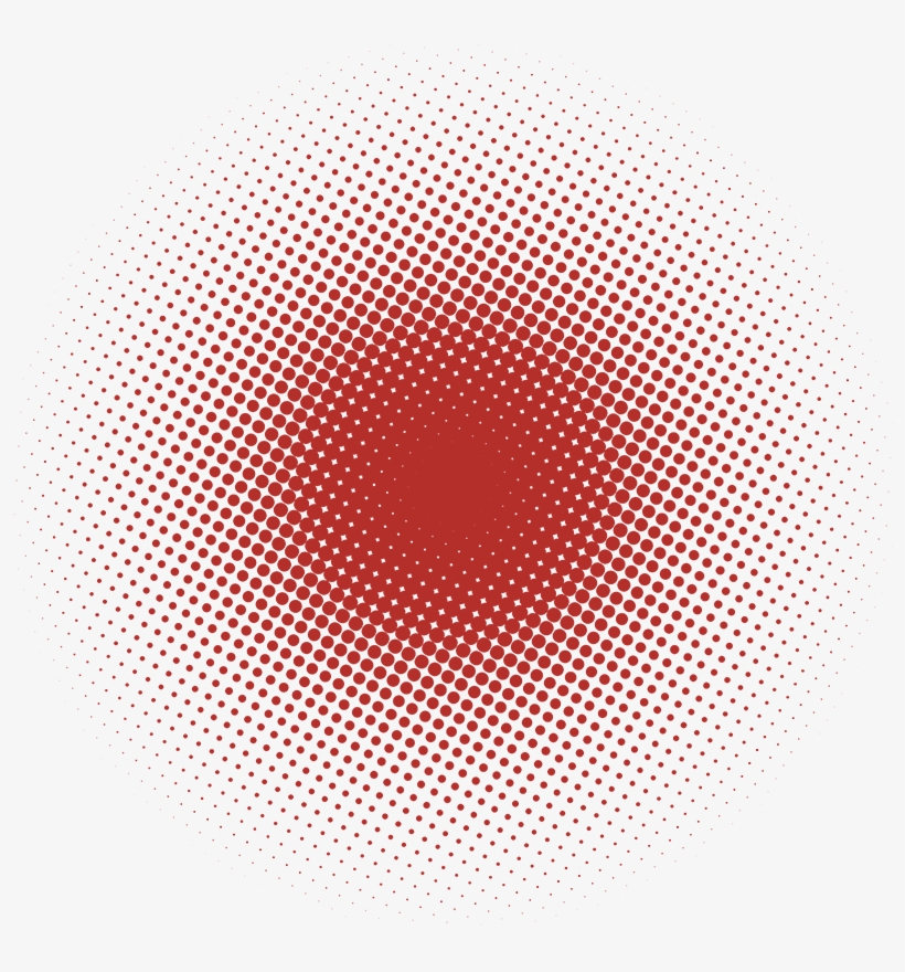 Olc - Modern Halftone - Blue And White Shower Curtain, transparent png