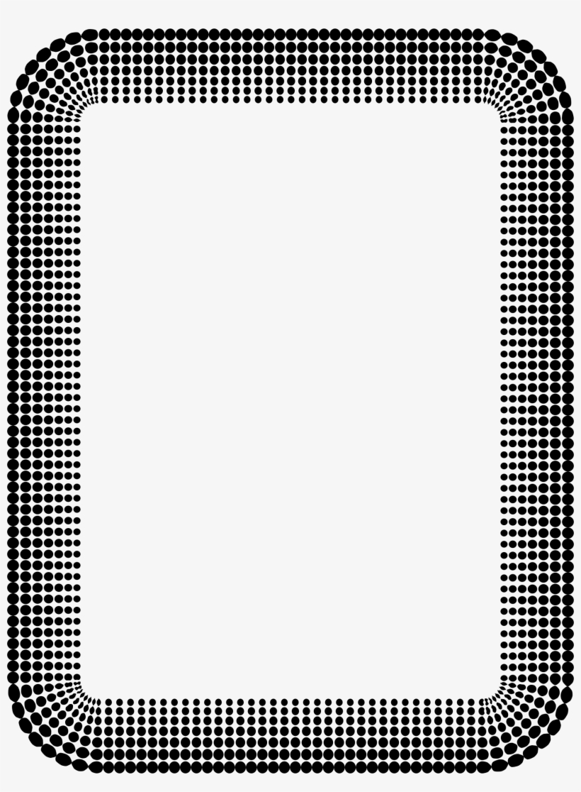 This Free Icons Png Design Of Halftone Border, transparent png