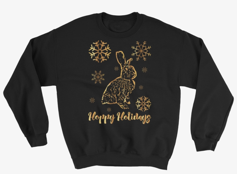 Gold Bunny Rabbit Snowflakes - Bella Croptop & Sweatshirt - Erykah Badu, Solange,, transparent png