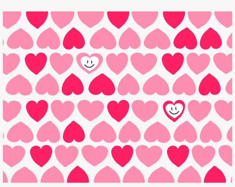 Heart Pattern Png - Pink Pattern Png Hd, transparent png