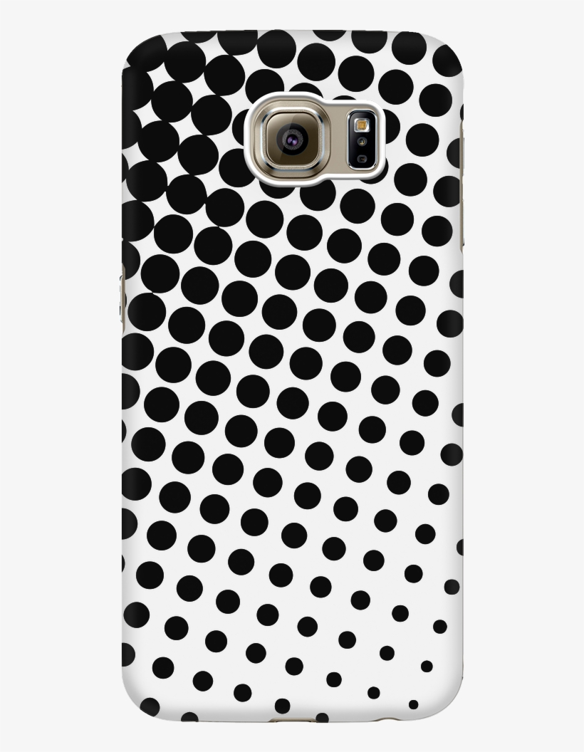 Black And White Halftone Phone Case - T-shirt, transparent png