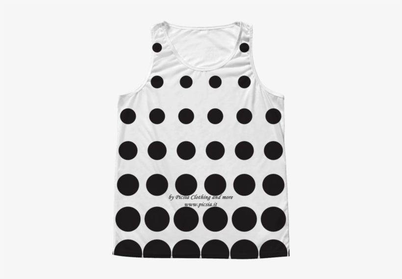 Halftone Design Graphic Printed All Over Print Tank - Clothing, transparent png