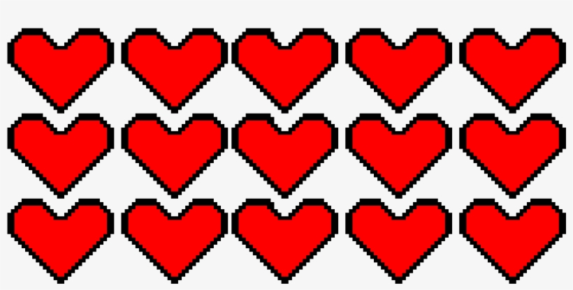 Hearts - Pixel Art, transparent png