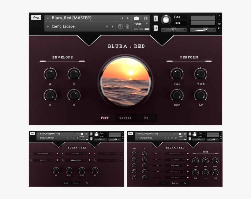 Sound Aesthetics Sampling Blura Red, transparent png