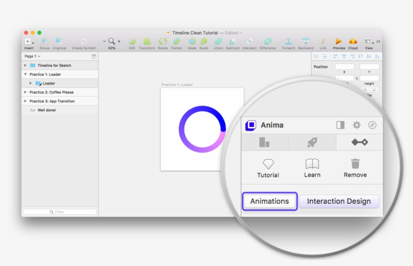 Animated Gif To Animated Png - Sketch Timeline Panel, transparent png