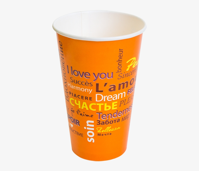 Paper Cups For Cold Drinks Fiesta 400 Ml - Coffee Cup, transparent png